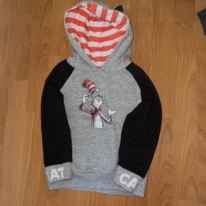 4T Cat and The Hat Hoodie